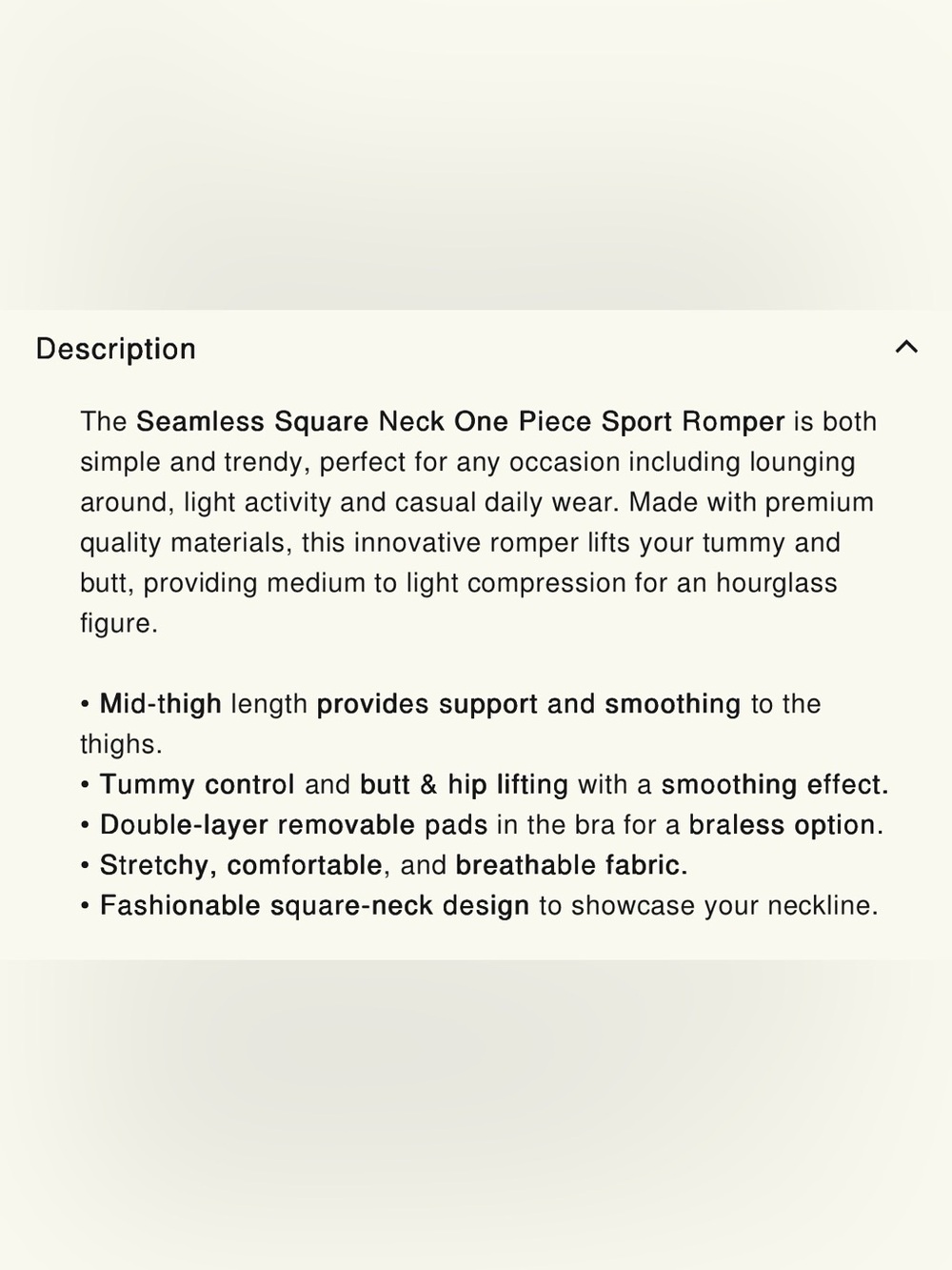 Seamless Sculpting Romper - Picture 9 of 11